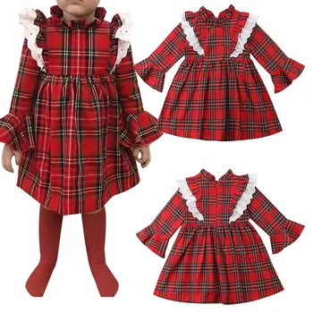 Rosie Carouri Bumbac fete rochii de iarna 2019 vacanță dress toddler maneca lunga pentru fete de halloween, de crăciun copii costum D20