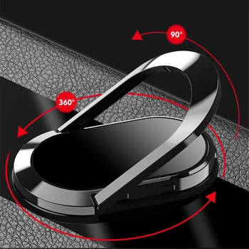 De lux din Piele PU Deget Inelul de Caz Pentru Xiaomi POCO F3 Acoperire Anti-Cioc Moale Inel Suport Auto Fundas Pentru POCO F3 Pro