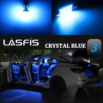 LASFIS Canbus LED Interior Pentru Citroen C1 C2 C3 C4 Grand Picasso, C5 Aircross Cactus C6 C8 cu LED de Interior de Înmatriculare Kit de Lumina