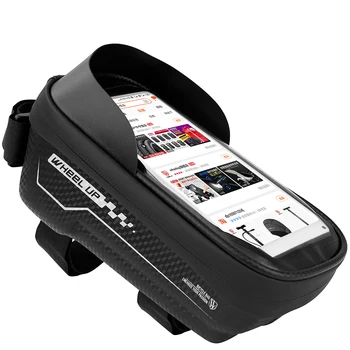 Roata Bicicleta Cadru Frontal Touch Screen Telefon rezistent la apa Sac de MTB Top Tube Coș Impermeabil GPS Smartphone cu Ecran Tactil Caz