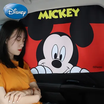 Disney Mickey Mouse Minnie Auto Parasolar Protecție Solară De Izolare Termică Masina Decoratiuni Interioare Magnetice Parasolar Cortina Laterale