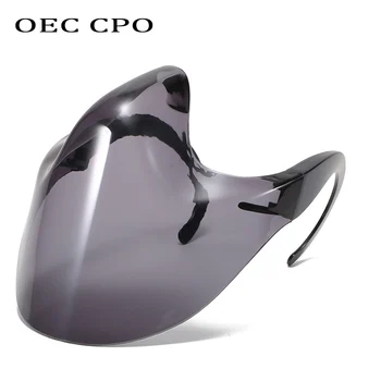 OEC CPO Unisex Colorate Faceshield Ochelari Femei Bărbați Ochelari de soare de Siguranta rezistent la apa ochelari de Soare Anti-spray-Mască Ochelari de vedere