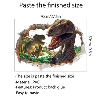 Filmul Jurassic Park Dinozaur Animal Autocolante De Perete Pentru Camere De Copii Dormitor Decor Acasă Vinil Decorative De Perete Decal Poster De Arta Murala
