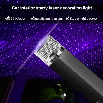 1 Buc Lumini Ambientale, Masina de Acoperiș Vedeta Romantica de Lumină USB Noapte Atmosferă de Lumină Lampă Acasă Decorare Plafon Lumina