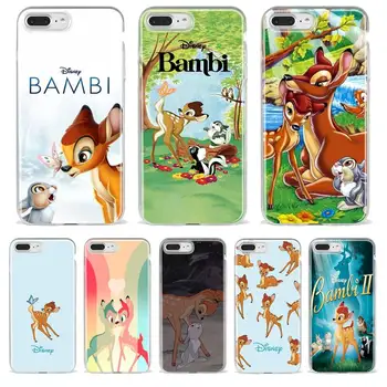Disney Bambi cerb Drăguț Telefon Caz Pentru iPhone 11 12 XR Pro XS Max 8 7 6 Plus 6S SE 2020 TPU Cazuri Moale Capacul din Spate