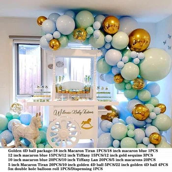 Macarons Latex Arche Ballon Globos Metalicos De 100 Pieza Anniversaire Petrecerea De Ziua Decor Mariage Burlacelor Babyshower