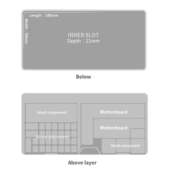 10buc/lot Dublu-Strat Cutie de Depozitare pentru Placa de baza iPhone IC Piese de Containere Smartphone Instrumente de Reparare Kit instrumentul necesită