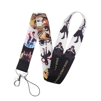 1 Buc Nou Anime Bungou Câini Vagabonzi Lanyard-uri Lanț Cheie USB Carte de IDENTITATE Insigna Titularul de Telefon Gât Bretele Panglică Brelocuri Figura Jucarii