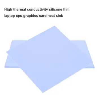 100x100mm 0,5 mm/1.0 mm/2.0 mm Silicon Pad Termic Foaie de Calculator CPU Cip Grafic radiator Adeziv Conductiv Radiator Ipsos