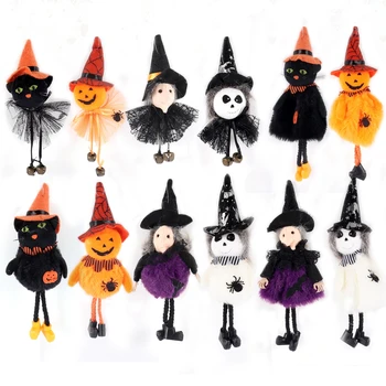 Halloween Pandantiv Papusa Ghost Festival Decoratiuni De Halloween Dovleac Vrăjitoare Pe Mătură Casa Bantuita Recuzită Petrecere De Halloween Decor