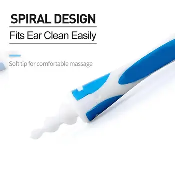 Moi pentru Urechi de Curățare Kit de Curățare Ureche Spirală Tampon cu 16 Înlocuirea Sfaturi Medicale Cerumen Eliminarea auditiv Urechea Instrument de Îngrijire