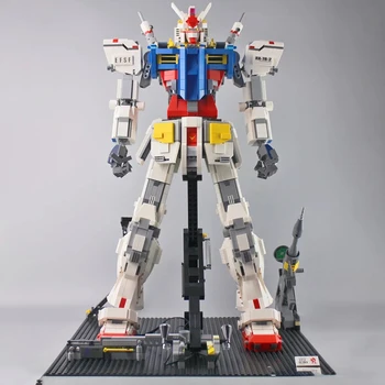 Noi DIY Gundam RX-78-2 Costum Mobil 1:60 Mecha Războinic Cap Blocuri Caramizi Creative Robot Super-Erou Jucării pentru Copii Cadouri