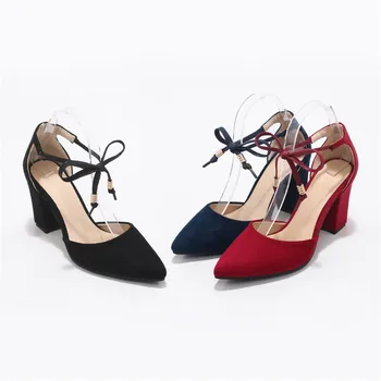 D ' Orsay Tocuri inalte Femei Scarpin Sandale sexy si Damele de pantofi cu Toc Femeie Pompe de Curea Glezna Mici de Dimensiuni Mari 30 - 48