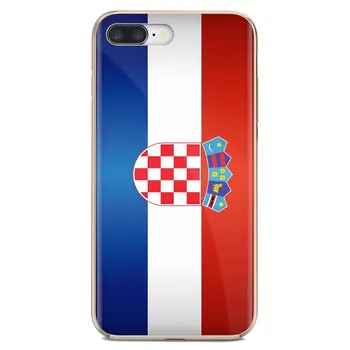 Pentru Huawei P7 P8 P9 P10 P20 P30 P40 Lite Plus Pro 2016 2017 Mini Drapelul Național Croația Banner Art Silicon Huse De Telefon