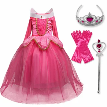 Disney Fete Dress Congelate 2 Snow White Dress pentru copii Copii Costum de Halloween Fancy Vestidos Petrecere de Carnaval Fete Dress