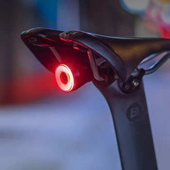 ROCKBROS Biciclete Inteligent de Frânare Automată de Detectare Lumina IPx6 Impermeabil LED de Încărcare Ciclism Stop Bicicleta Spate Lumina Accesorii Q5