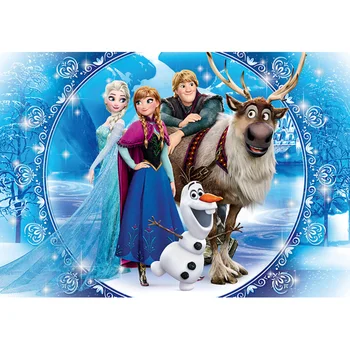 Disney Frozen Elsa, Anna 5D DIY Diamant Tablou goblen Plin Pătrat/Diamant Rotund Broderie Mozaic Decor Acasă