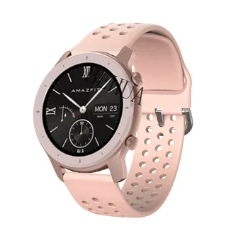 BEHUA 20mm Silicon moale WatchBand Pentru Huami Amazfit GTR 42mm Curea Bratara WristStrap Bratara curea Pentru Galaxy watch active2