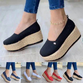 Femei Pantofi Plat Vara Vulcanizat Pantofi Solide Fund Gros Sandale pentru Femei de Moda Papion Casual Pantofi pentru Femei