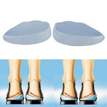 1Pair Silicon Suport pad pentru Tocuri inalte Picioare Plate Orteze Ortopedice Corector pentru Pantofi Femei Îngrijire Picioare
