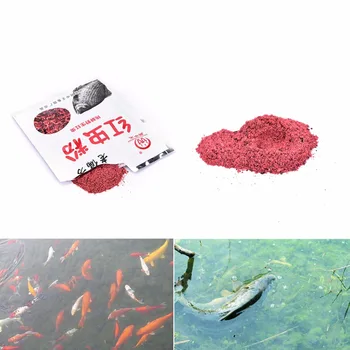 40G 1 sac de vierme roșu pulbere Bloodworm Pulbere Naturale Momeli de Pescuit Nada Buster Pește Crap Criminal de Pescuit Necesare