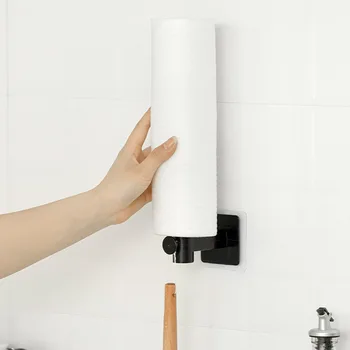1 BUC Retractabil Bucătărie Raft de Depozitare Cârligele Sub Cabinet de Hârtie Roll Rack Suport pentru Prosop Țesut Cuier Toaletă, Baie Rafturi