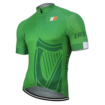 Irlanda 2020 pentru Bărbați clasice echipa de ciclism Verde cu mâneci scurte Rutier biciclete de Munte Cursa de Îmbrăcăminte Maillot în aer liber, biciclete îmbrăcăminte