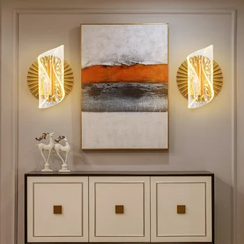 Nordic Fluture LED lampă de Perete Modernă Lumina de Interior de Lux, Scara Noptiera Dormitor Fundal de luat masa Decor de lămpi