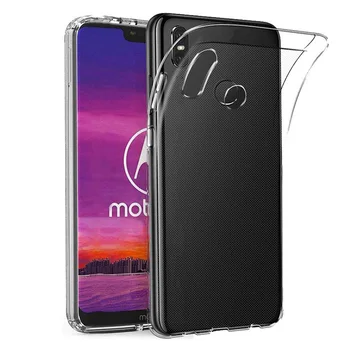 Caz clar de Telefon pentru Motorola Moto P30 Juca Nota Capac Spate Cristal Transparent Moale TPU Moto O Putere P30Play P30Note 2018 Gel