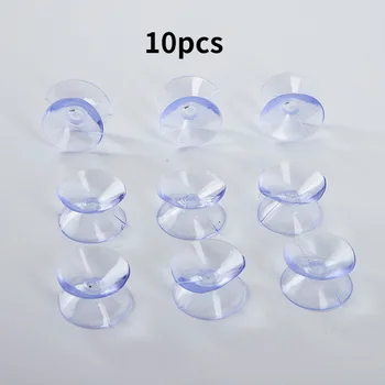 10buc/lot Pvc Dublu Față ventuza - Fraier Tampoane Pentru Sticlă, Plastic ventuza Plastic Mica ventuza Fără Urmă