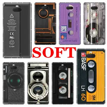 Casete audio cu banda Moale Cazuri de Telefon Pentru Sony Xperia X XA XA1 XA2 XA3 XZ XZ1 XZ2 XZ3 XZ4 L1 L2 L3 Plus Compeact