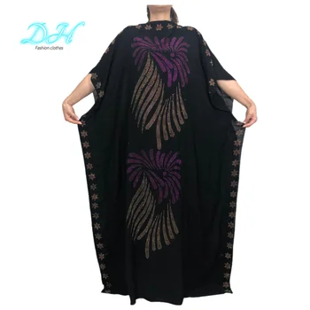 2021 Moda Africană Rochii pentru Femei Rochii Dubai Muselină Robă Lungă Islamice Africane Haine de Bumbac Plus Dimensiune HD033