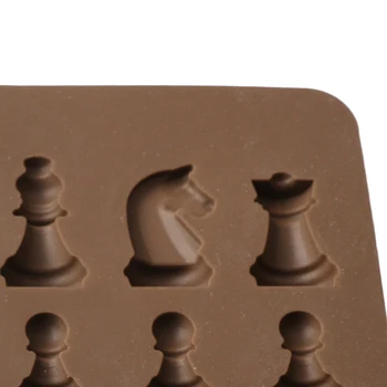 Delidge 1 buc Șah Silicon Mucegai Ciocolata Piese de Șah DIY Gheață Fondant, Jeleu Mucegai Tort de Decorare Săpun Mucegai Bucătărie Instrument