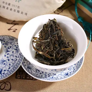 Chineză Ceai Yunnan Ceai Pu ' er a Pierde in Greutate Ban Lao Zhang Coapte Pu-erh Naturale Shu Pu-erh Ceai 357g Produs de Slabit C14