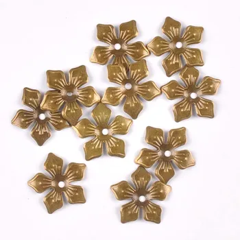 20mm Amestec de Aur/Argint/bronz Flori Conectori de Metal Artizanat Împachetări Filigran Pentru Album DIY Home Decor Ornamente Yk0762-3