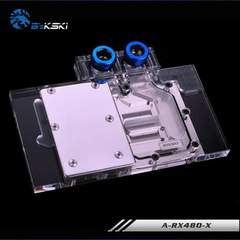 Bykski placa grafica de răcire A-RX480-X AMD versiune publică RX480 acoperire completă a apei bloc