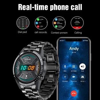 GEJIAN 2021 Noul Smart Watch Mens Ecran Tactil Complet de Fitness Sport Ceas IP67 rezistent la apa Bluetooth Pentru ios Android smartwatch Bărbați