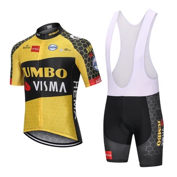 2021 JUMBO ECHIPA de Ciclism Jersey Costum Uscat Rapid Premium Bicicletă Nouă Salopete pantaloni Scurți Ropa Ciclismo PRO Biciclete Port Maillot Pantaloni Îmbrăcăminte