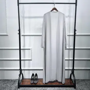 Lucrate Manual, Paiete Dubai Abaya Kimono-Ul Duster Cardigane Femei Musulmane Arabe, Turcia Islamică Haine Chic Halat Deschisă Față De Abaya Modestie