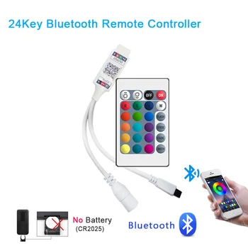 Bluetooth Music 40Keys DC12V Conectori de Ieșire IR de la Distanță Controler RGB lampa Dimmer Pentru 5M 10M 2835 5050 LED Strip lumina