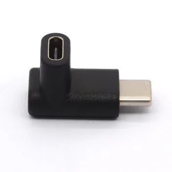 De 90 Grade Tip C Adaptor, USB-C de sex Masculin la Feminin Adaptor în Sus și în Jos în Unghi USB-C Adaptor USB 3.1 Tip-C Conector
