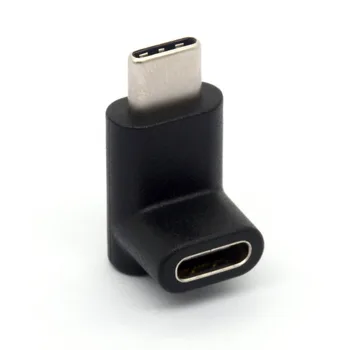 De 90 Grade Tip C Adaptor, USB-C de sex Masculin la Feminin Adaptor în Sus și în Jos în Unghi USB-C Adaptor USB 3.1 Tip-C Conector