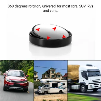 Masina retrovizoare Blind Spot Sticla Oglinda Convex Obiectiv cu Unghi Larg de Parcare, Oglinda pentru SUV-ul Auto Accesorii HD 360 de Grade