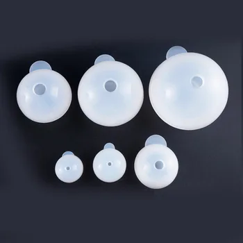 Cu Balonul rotund Forma de Silicon Mucegai Ambarcațiuni Manual Decor Instrument DIY Cristal Picătură de Lipici Ceara Matriță de Săpun Pandantiv Ornamente Face Mucegai