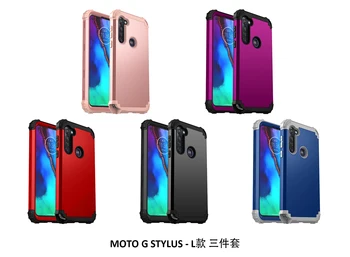 Caz Pentru Motorola MOTO G STYLUS rezistent la Șocuri Proteja Caz Hibrid Cauciuc Dur Impact Piele Armura Cazuri de Telefon Pentru MOTO G STYLUS caz