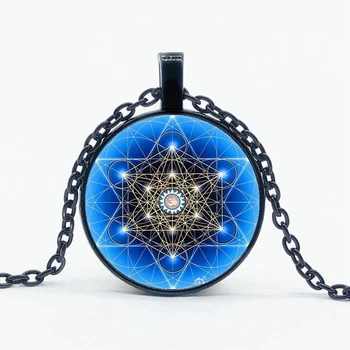 Art Mandala Colier De Design Zen Yoga Religie Noroc De Cristal Pandantiv Colier Bijuterii Cadou