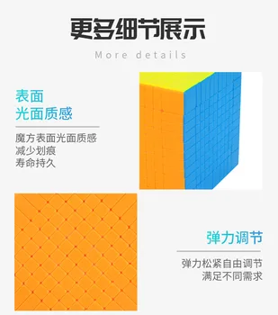 Yuxin Pic de Magie 10x10, 11x11 8x8 9x9 Stickerless Professtional Zhisheng Puzzle 8x8, 9x9, 10x10, 11x11 Copii Copii Cubo Magico
