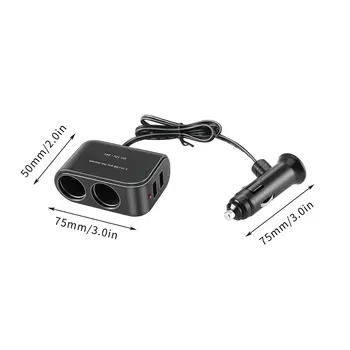Universal 2 Mod de Bricheta Auto +LED intrerupator Priza Auto Splitter Incarcator USB 12V/24V Vânzare Fierbinte Accesorii Auto