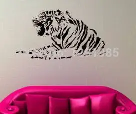 Animal Mare Tigru Jumătate de Corp Perete Decal Autocolant de perete Camera de zi vinil autocolant personalizat acasă decorare auto de moda Poster