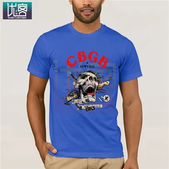 CBGB T-shirt de Pe Behance Koleksi T Shirt benzi Desenate Epocă Echipajul Gât Casual Maneca Scurta Top Amuzant Teuri Topuri de Bumbac Tricou